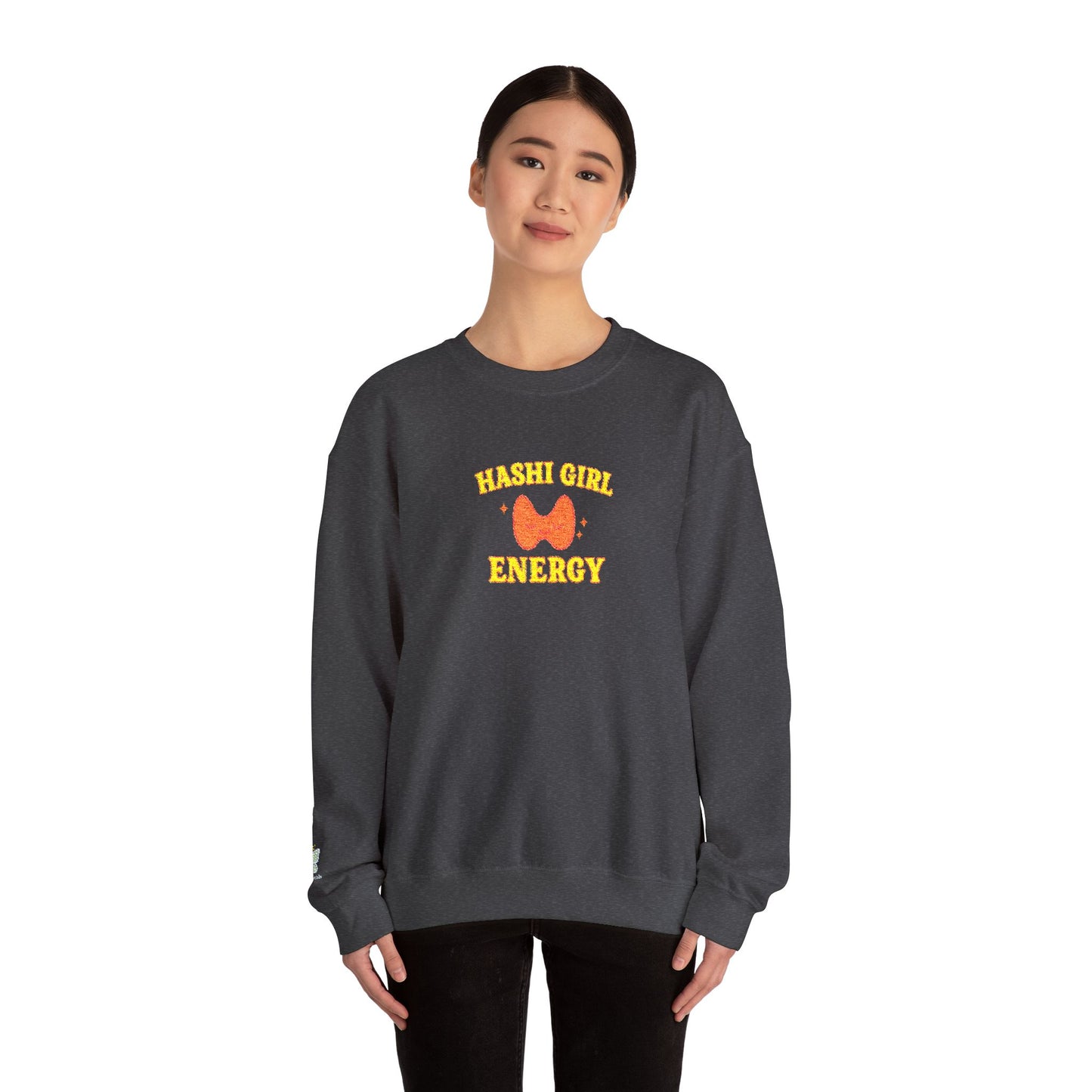 Hashi Girl Energy - Design Humorous - Laugh or Cry: I choose laugh! Funny Autoimmune Warrior, Fun apparel, unique gifts, Present, casual, soft, everyday, empower, survivor, cotton blend