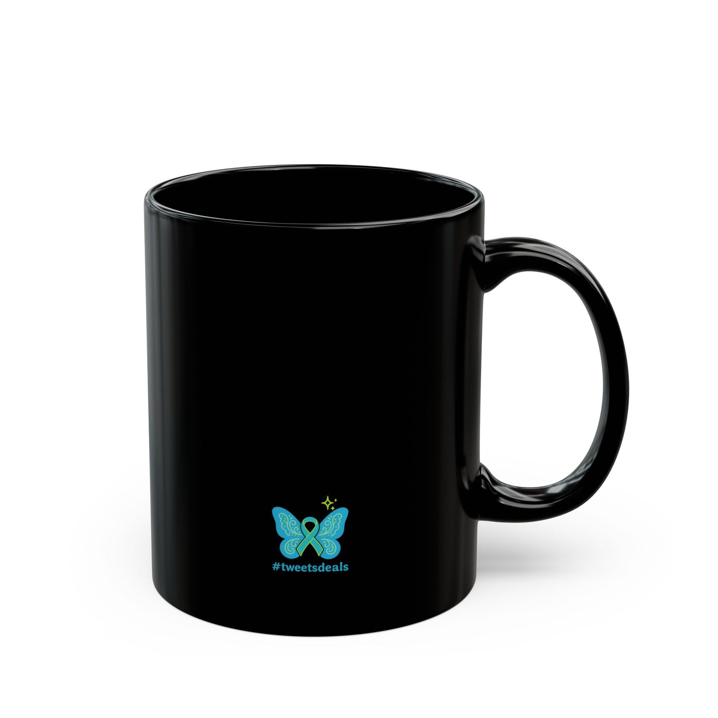 Pumpkin Spice Mushroom Coffee - Relaxation for the Thyroid | Whimsical Black Mug Collection: Cozy Morning Coffee | Funny Autoimmune Warrior | Unique gifts | Humor |Self-Care | Laugh or Cry: I choose Laugh!💛Perfect for Home / Office, Fun Mug Designs