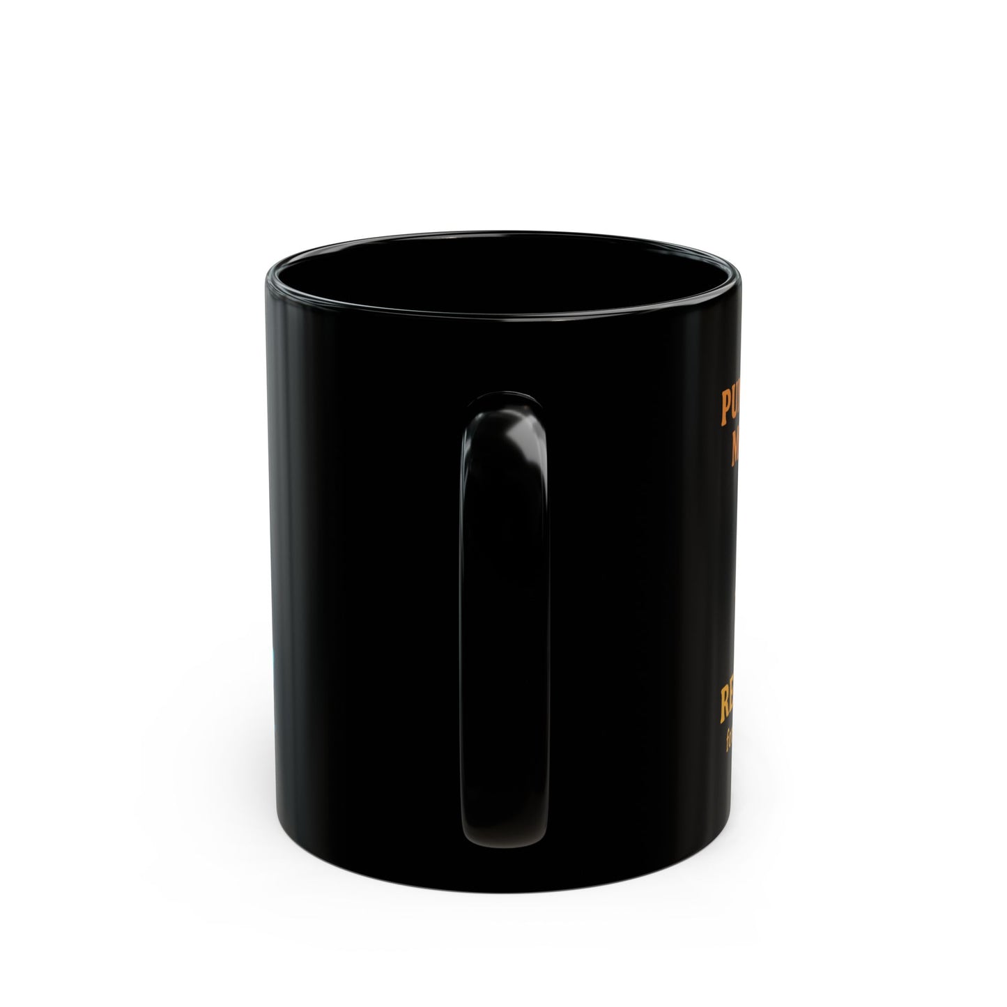 Pumpkin Spice Mushroom Coffee - Relaxation for the Thyroid | Whimsical Black Mug Collection: Cozy Morning Coffee | Funny Autoimmune Warrior | Unique gifts | Humor |Self-Care | Laugh or Cry: I choose Laugh!💛Perfect for Home / Office, Fun Mug Designs
