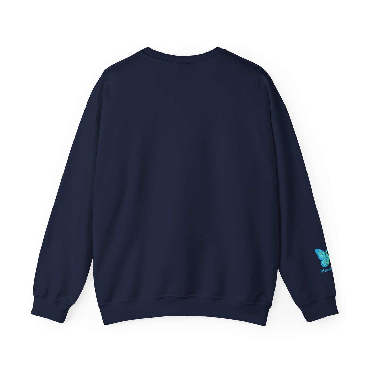 Hashi-girl Fall Crewneck Sweatshirt - Chronic Illness fun; Laugh or cry-I choose laugh! 50/50 cotton-polyester fabric, combining softness with lasting durability. Unisex Heavy Blend™ Crewneck Sweatshirt