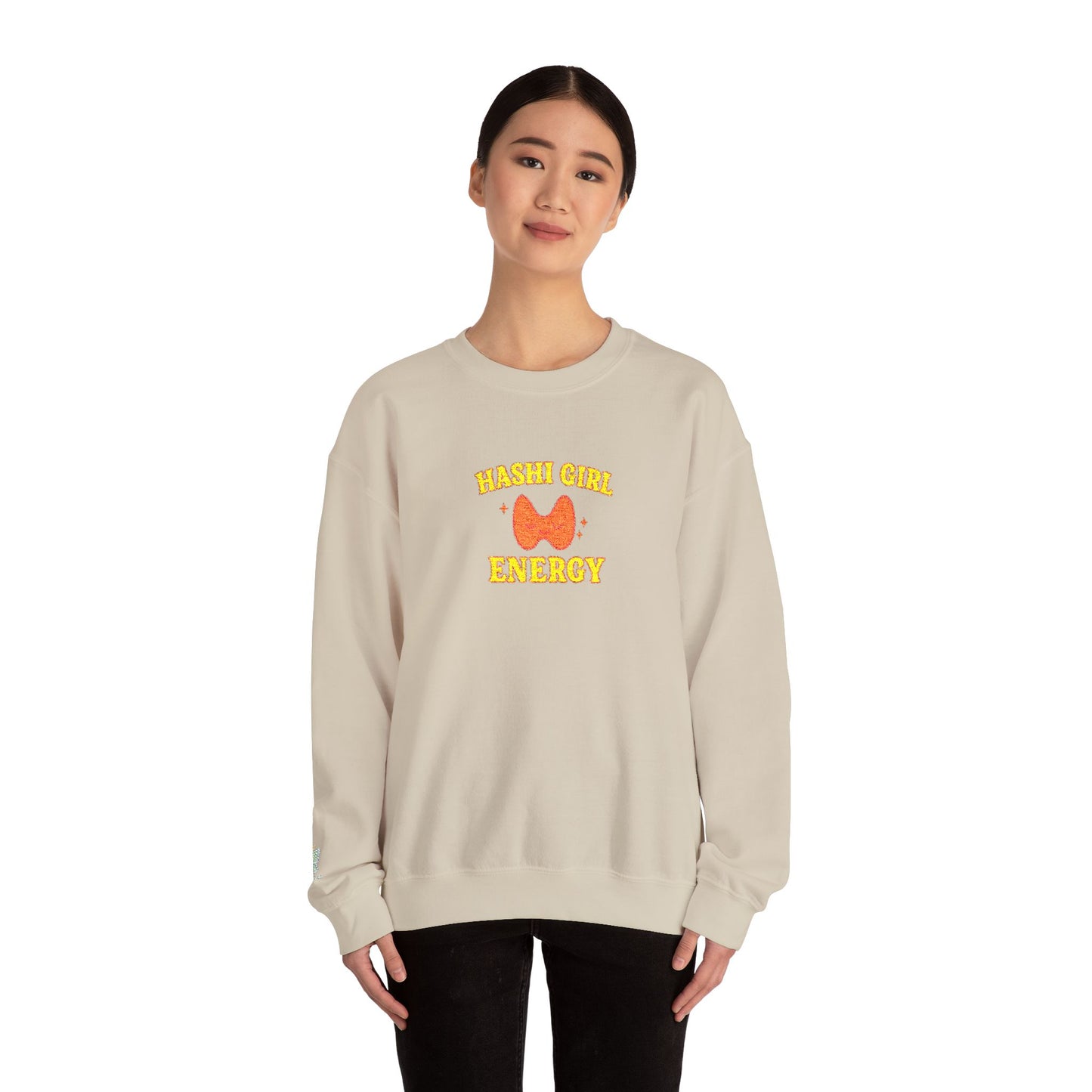 Hashi Girl Energy - Design Humorous - Laugh or Cry: I choose laugh! Funny Autoimmune Warrior, Fun apparel, unique gifts, Present, casual, soft, everyday, empower, survivor, cotton blend